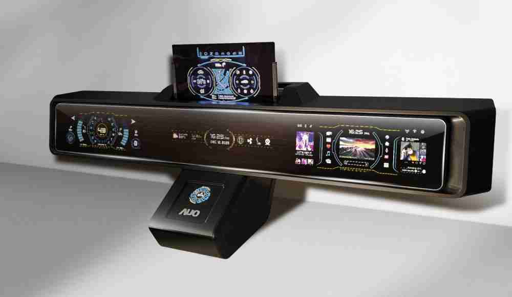 开云电子Micro LED沉浸式车舱显示方案结合 可卷式、、、、可伸缩的Micro LED应用并可呈现不同的质感纹路，，，展现人性化设计