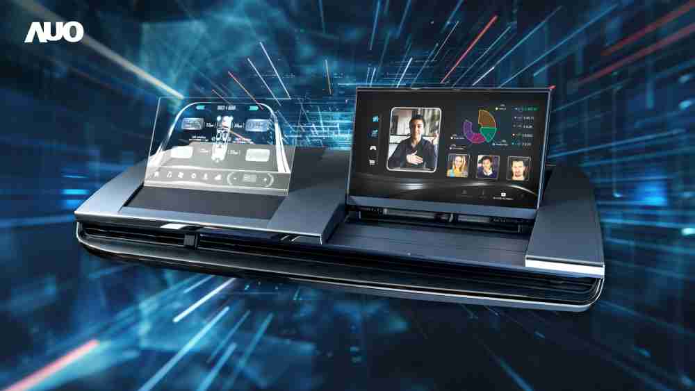 开云电子Micro LED Display HMI解决方案打造透明Micro LED前座仪表，，，呈现信息并保留驾驶视野开阔；亦为副驾驶座乘客打造收放自如的Micro LED屏幕，，在不影响显示质量的前提于显示区内建镜头，，，让用户能与视讯对象直接眼神接触，，，，提供绝佳的双向沟通体验